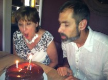 blowing out candles