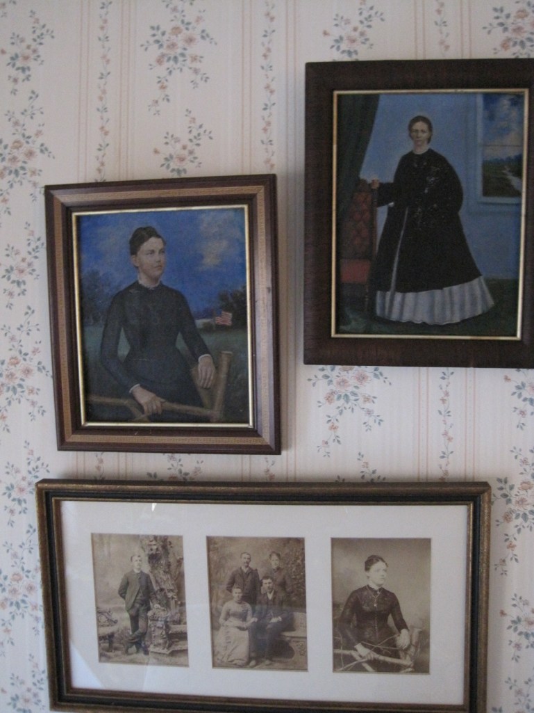 Oil Paintings of Grandma Longenecker and Great Grandma Martin
