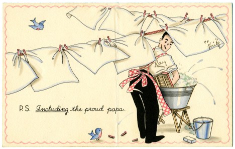 Card to my Dad Ray from his Uncle Fritz