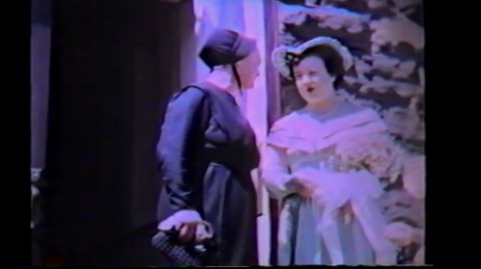 Grandma Longenecker with niece and maid-of-honor Evelyn ("Honey")