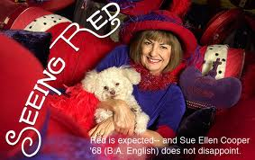 "When I am an old woman, I shall wear purple / With a red hat . . . !"