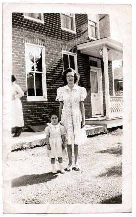 In Middletown with Daddy's cousin Janet Martin