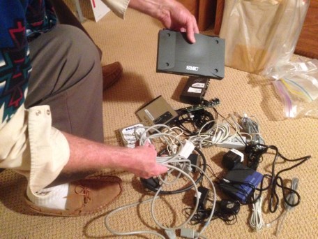 Artist Cliff's intention turning to action, recycling old technology