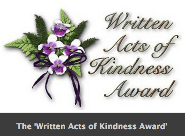 WrittenActsofKindness Award